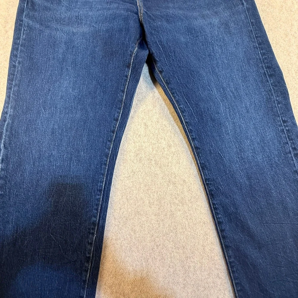 American‎ Eagle AirFlex+ Straight Leg Jeans Mens 36x32 Dark Wash Blue Denim